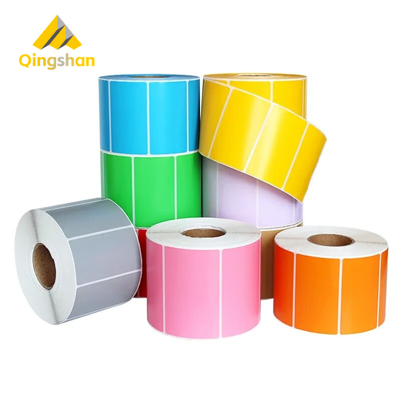 Wholesale 60 GSM Price Label Top Coated Thermal Roll Sticker Paper for Supermarket