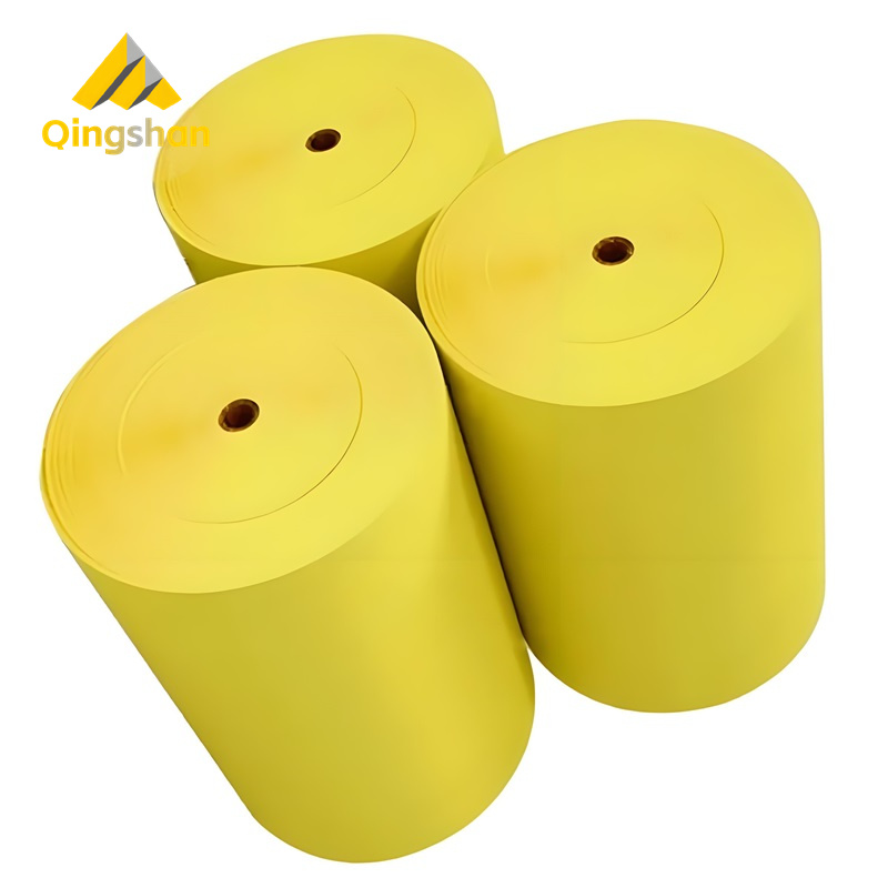 Colored office paper rolls